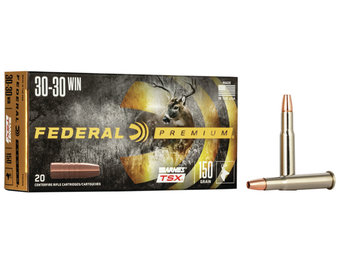 Federal P3030G Premium 30-30 Win 150 gr Barnes TSX Lead Free 20 Bx/ 10 Cs