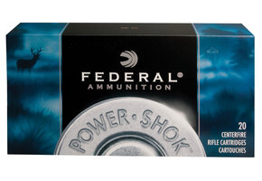Federal 3006A Power-Shok 30-06 Springfield 150 gr Jacketed Soft Point (JSP) 20 Bx/ 10 Cs