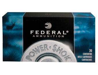 Federal 3006A Power-Shok 30-06 Springfield 150 gr Jacketed Soft Point (JSP) 20 Bx/ 10 Cs