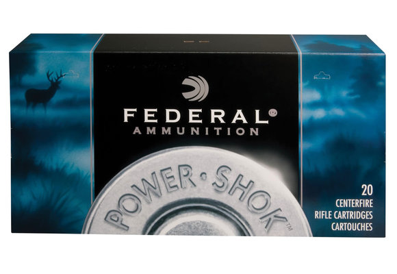 Federal 3006A Power-Shok 30-06 Springfield 150 gr Jacketed Soft Point (JSP) 20 Bx/ 10 Cs