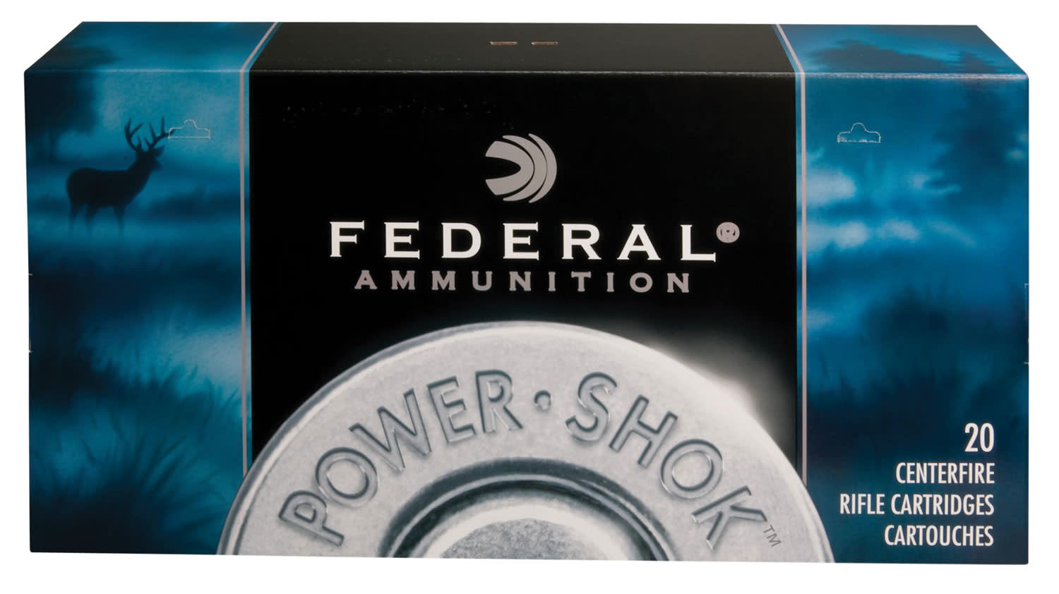 Federal 3006A Power-Shok 30-06 Springfield 150 gr Jacketed Soft Point (JSP) 20 Bx/ 10 Cs