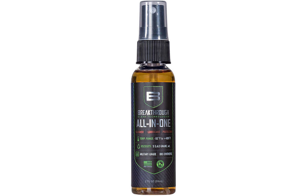 Breakthrough Clean All in One Cleaner Lubricant and Protectant 2 oz Spray Bottle