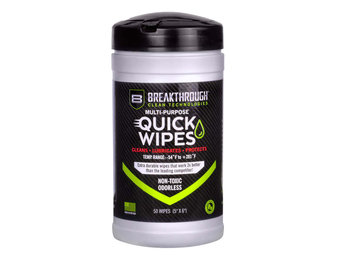 Breakthrough Clean All in One Cleaner Lubricant and Protectant Quick Wipes
