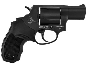 Taurus 2-905021 905 Standard 9mm Luger 5rd 2" Matte Black Stainless Steel Barrel Matte Black Oxide Steel Cylinder & Frame Black Rubber Grip