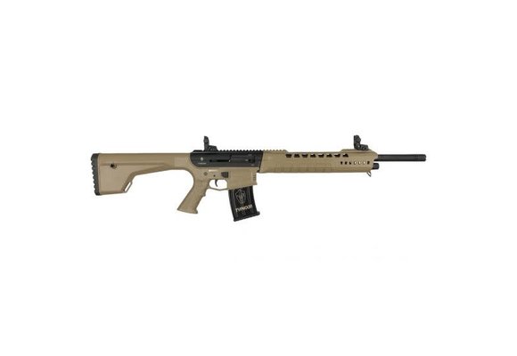TYPHOON DEFENSE X-12 SEMI AUTOMATIC AR 12 GAUGE SHOTGUN, FDE - X120201