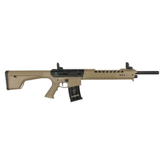TYPHOON DEFENSE X-12 SEMI AUTOMATIC AR 12 GAUGE SHOTGUN, FDE - X120201