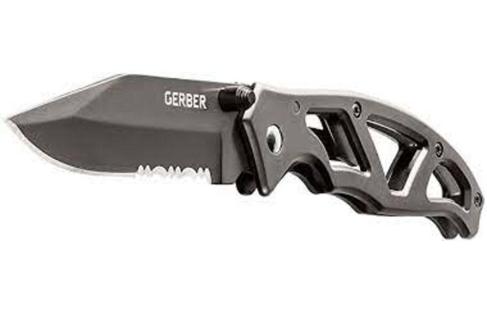 GERBER CUTLERY 22-48445 PARAFRAME I TI-GREY