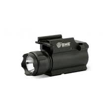 SME Compact Tactical Handgun Weapon Light LED with 1 CR123 Battery Aluminum Black