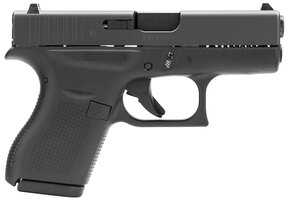 Glock G42 Gen3 Compact 380 ACP 3.25" 6+1 Black Steel Slide Black Polymer Grip Fixed Sights