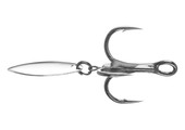 VMC Bladed Hybrid Treble Short 1X Hook 2pk