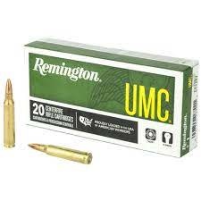 Remington UMC 223 55Gr FMJ 20rds