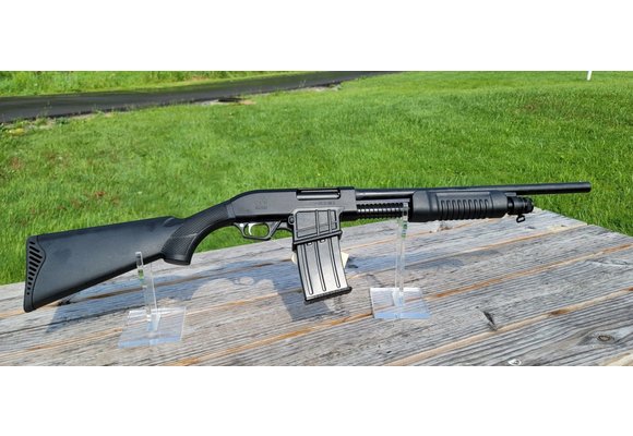 CHARLES DALY HONCHO XL, TACTICAL PUMP, MAG-FED, 12GA, BLACK - CF930.291