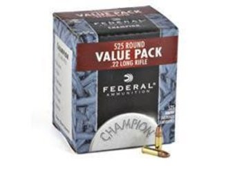 Federal, Champion, .22LR, HP, 36 Grain, 525 Rounds 745