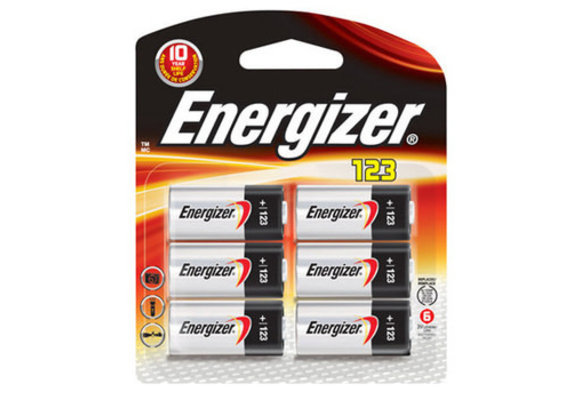 Energizer EL123BP-6 Ener 3v Lith Battery 6 Pack