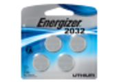 Energizer Batteries CR2032 240 mAh 3V Lithium Coin Cell - 4-Pack