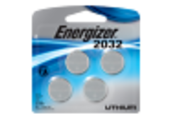 Energizer Batteries CR2032 240 mAh 3V Lithium Coin Cell - 4-Pack