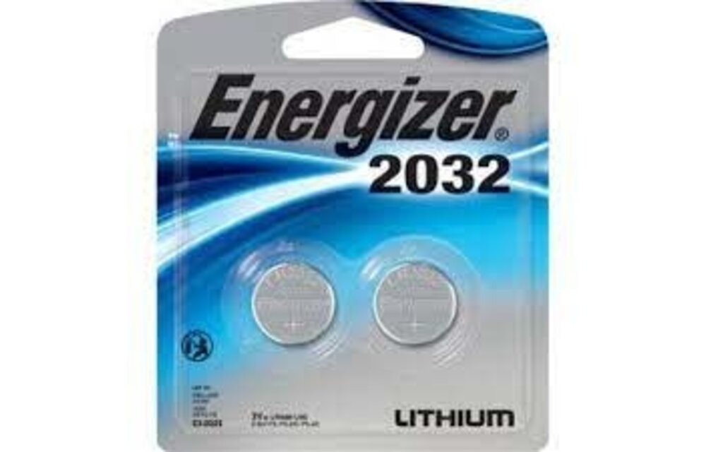 Energizer 2032BP-2 Battery Watch Li 3v 2032 Cd/2