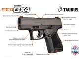 Taurus GX4 Tungsten 9mm (1-GX4M93C)