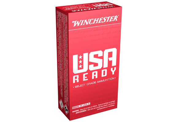 Winchester Ammo RED9 USA Ready 9mm Luger 115 gr Full Metal Jacket Flat Nose (FMJFN) 50 Bx/10 Cs