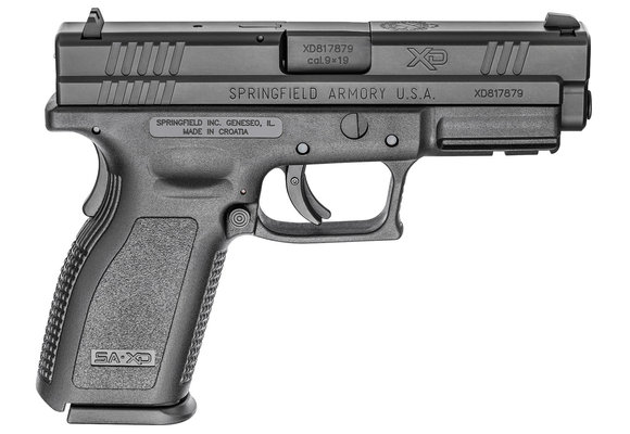 XDD9101HC XD Defender Service Model 9mm Luger 4" 16+1 Black Black Melonite Steel Slide Black Polymer Grip