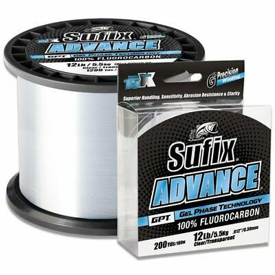 Sufix Advance Florocarbon 200yds & 1200yds
