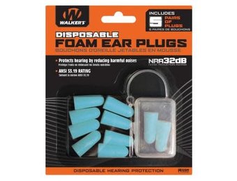 GSM Outdoors GWP-FP5PK-TL FOAM EAR PLUG 5PK TEAL GWPFP5PKTL