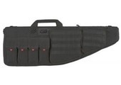 42" TACTICAL AR CASE W/ EXTERNAL HANDGUN CASE - BLACK