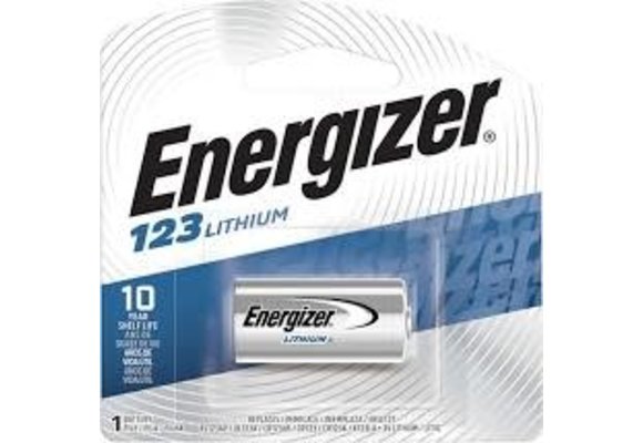 Energizer EL123APBP El123ap Series Lithium Battery, 3 V Battery, 1500 Mah, Lithium, Manganese Dioxide