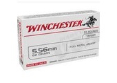 Winchester Ammo USA5562 USA 5.56x45mm NATO 62 gr Full Metal Jacket (FMJ) 20 Bx