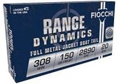Fiocchi Shooting Dynamics .308 150gr FMJ BT