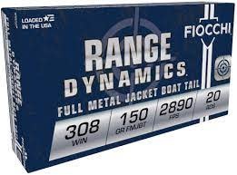 Fiocchi Shooting Dynamics .308 150gr FMJ BT