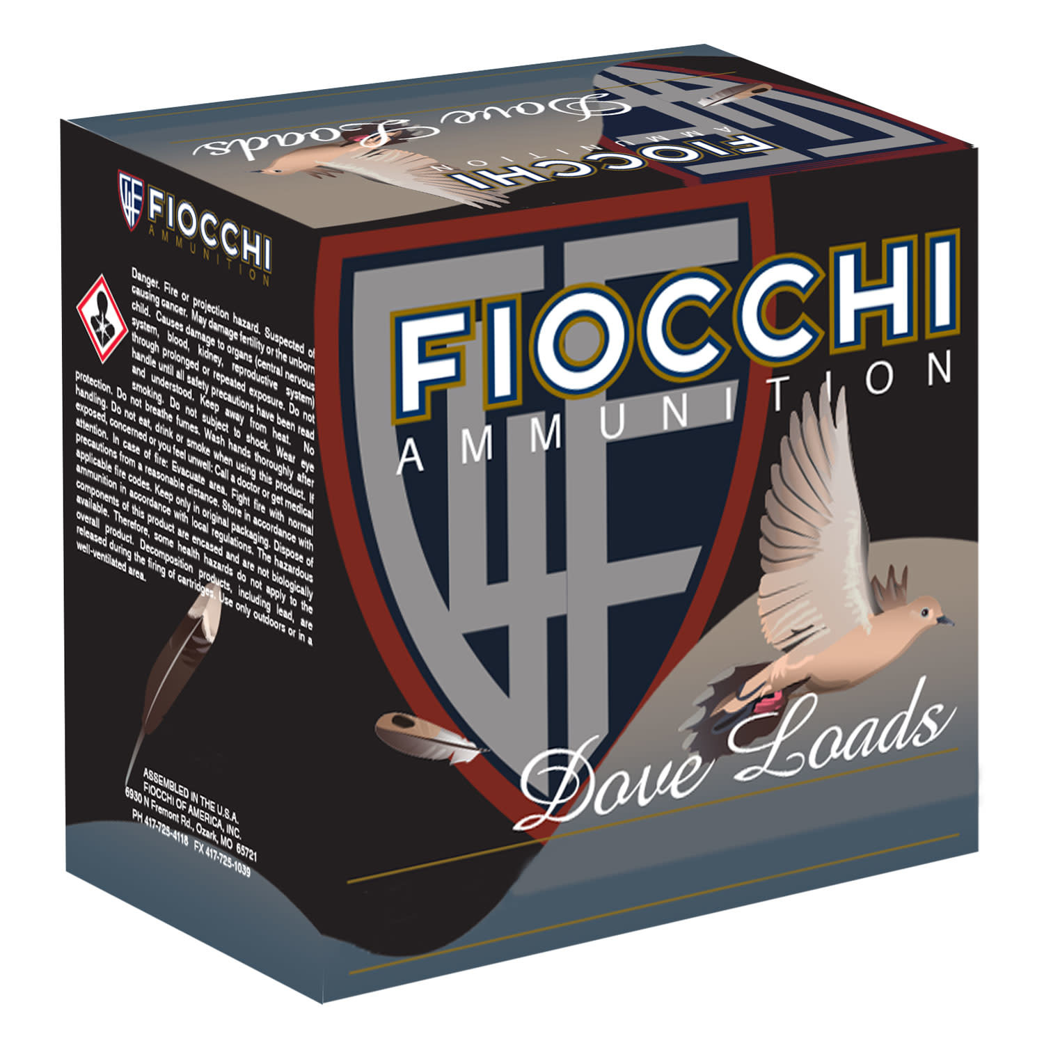 Fiocchi 12GT75 Game & Target 12 Gauge 2.75" 1 oz 7.5 Shot 25 Bx