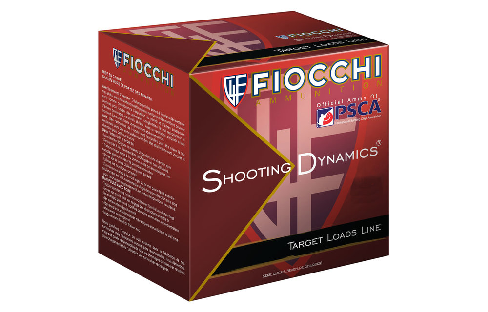 Fiocchi 12SD1H75 Shooting Dynamics Target Load 12 Gauge 2.75" 1 oz 7.5 Shot 25 Bx