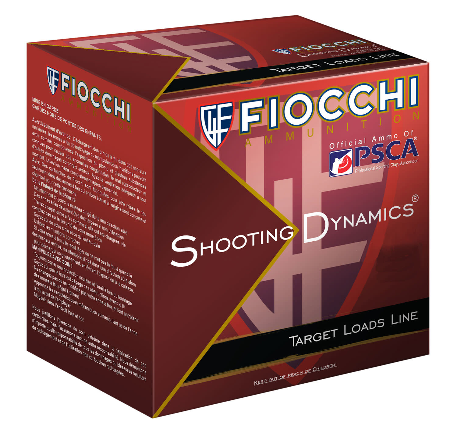 Fiocchi 12SD1H75 Shooting Dynamics Target Load 12 Gauge 2.75" 1 oz 7.5 Shot 25 Bx