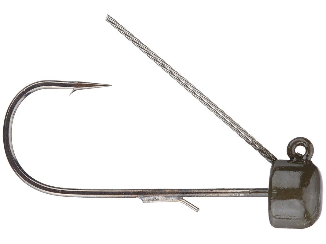 POWER FINESSE SHROOMZ WEEDLESS 1/5 OZ 3PK - GREEN PUMPKIN