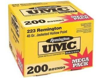 Remington L223R7a UMC .223 Mega 45gr JHP 200rds
