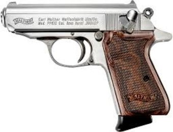 WALTHER PPK/S 380 ACP STS WALNUT GRIPS 7 RD