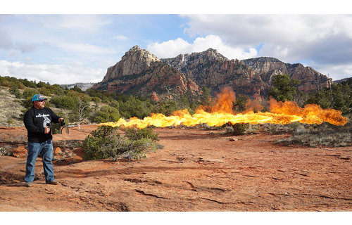 PulseFire Exothermic Flame Thrower