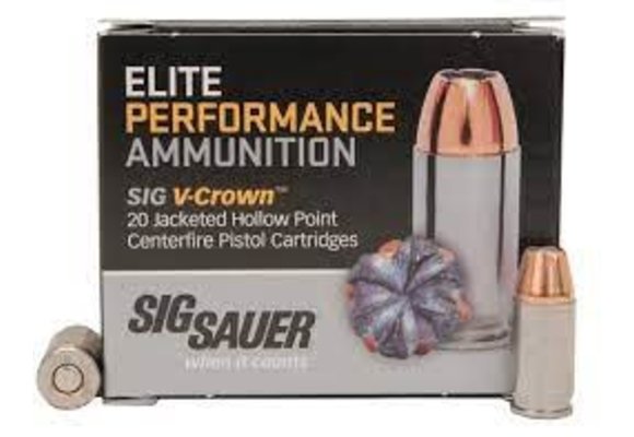 Sig Sauer E380A120 Elite V-Crown 380 ACP 90 gr