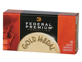 Federal 719 Premium Gold Medal 22 LR 40 gr Lead Round Nose