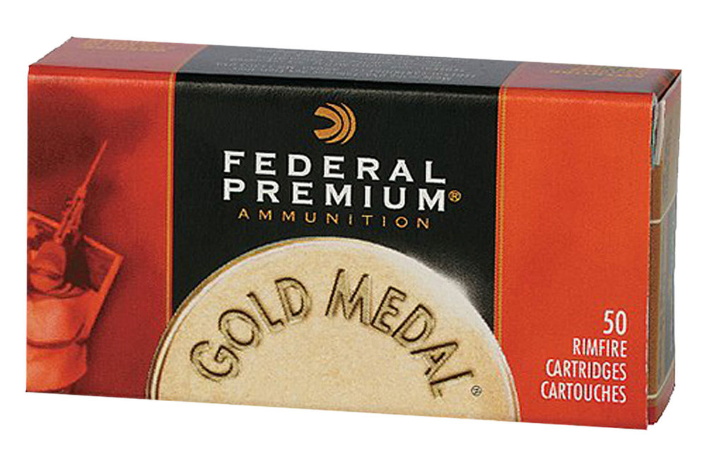 Federal 711B Premium Gold Medal Rimfire 22 LR 40 gr Lead Round Nose