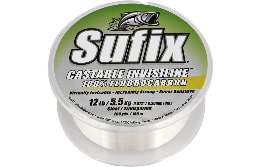 Sufix Castable Invisiline Florocarbon 100yds
