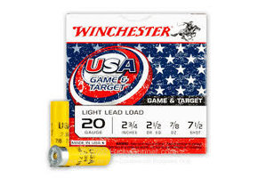 20 GAUGE 2-3/4 1200 fps 7/8 oz 7 1/2