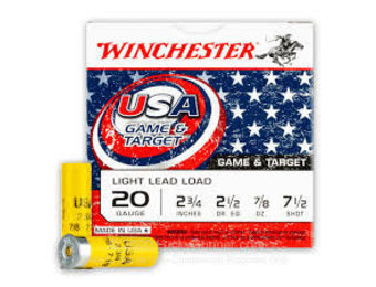 20 GAUGE 2-3/4 1200 fps 7/8 oz 7 1/2