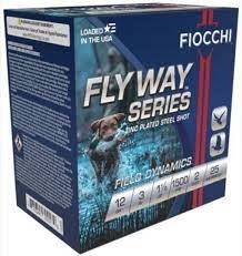Fiocchi Field Dynamics Flyway Series 12 Gauge Ammunition 3" #2 1-1/8oz Zinc Plated Steel Shot 1500 fps