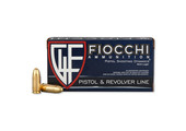 FIOCCHI 9mm Luger Ammunition 50 Rounds FMJ 124 Grains 9APB