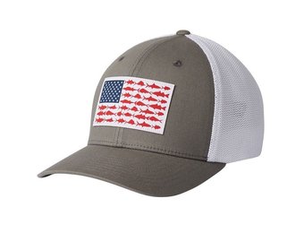 Columbia PFG Fish Flag Mesh Ball Cap