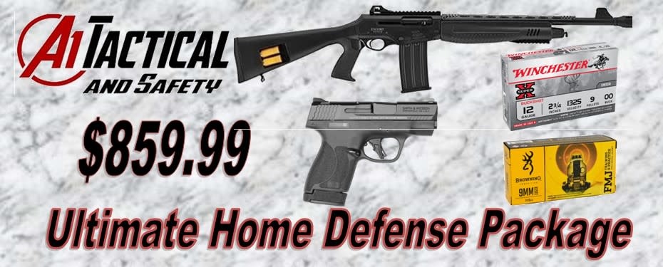 Ulitmate Home Defense Bundle (Hatsan Raider 12ga, M&P shield plus 9mm, ammo)