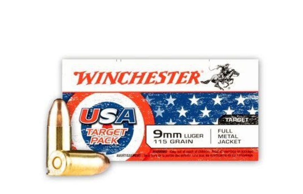 9MM LUGER 115 gr. Full Metal Jacket 200rds