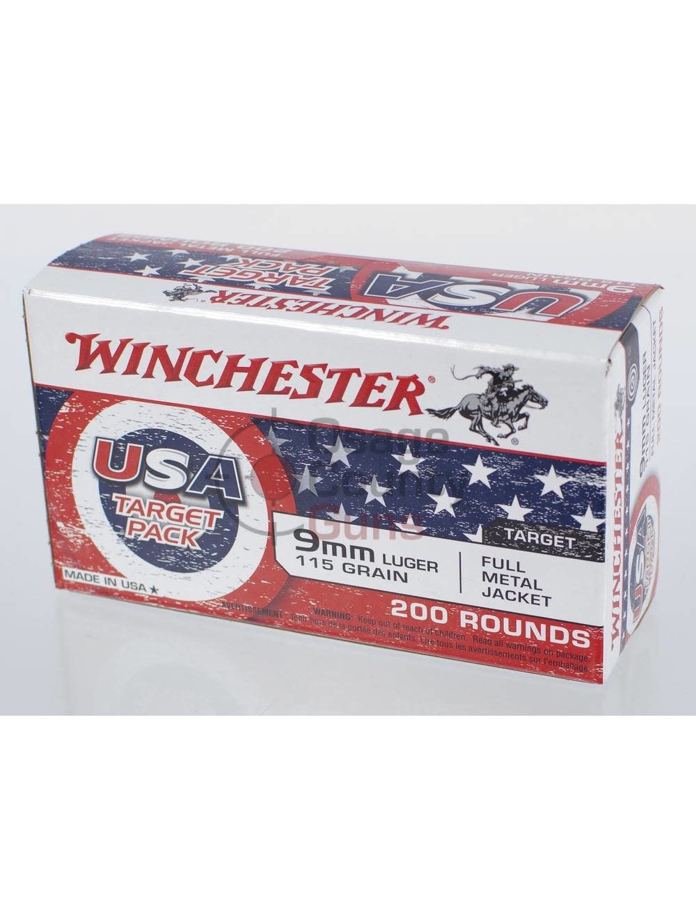 Winchester USA Target Value Pack - 9mm - 115gr - 200rd